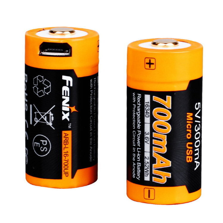 Аккумулятор Fenix ARB-L16-700UP Li-ion 16340 700 mAh #1