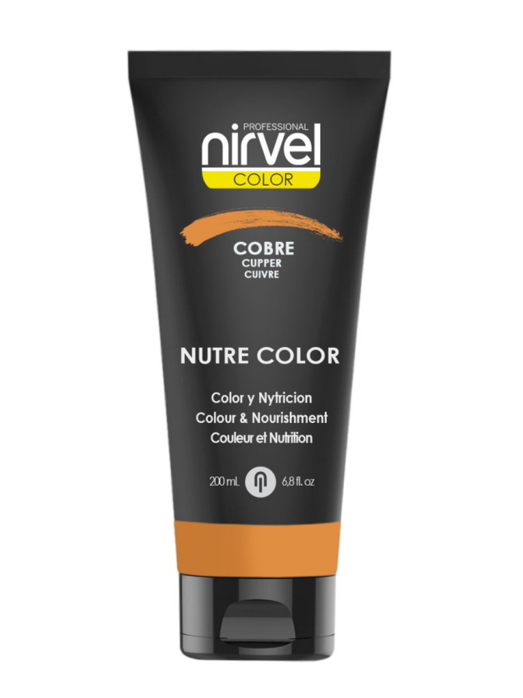 NIRVEL PROFESSIONAL Гель-маска NUTRE COLOR для тонирования волос медная 200 мл  #1