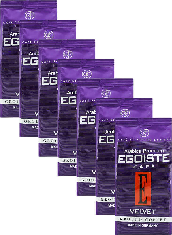 Кофе Egoiste Velvet Ground Pack молотый 200 г, комплект: 7 упаковок по 200 г  #1