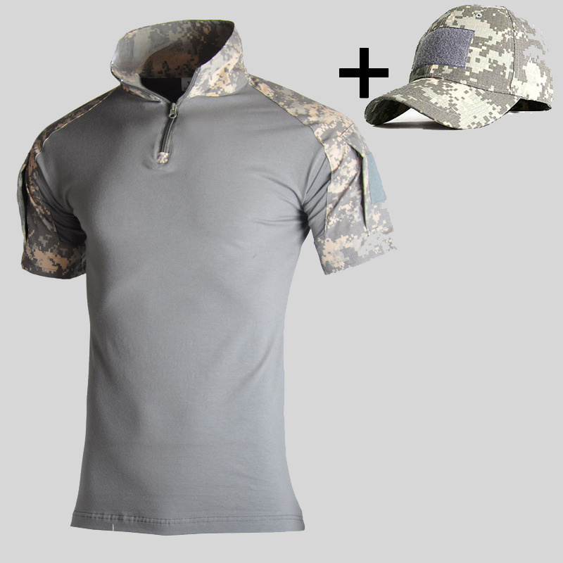 Тактическая рубашка с коротким рукавом + тактическая кепка - купить с ...