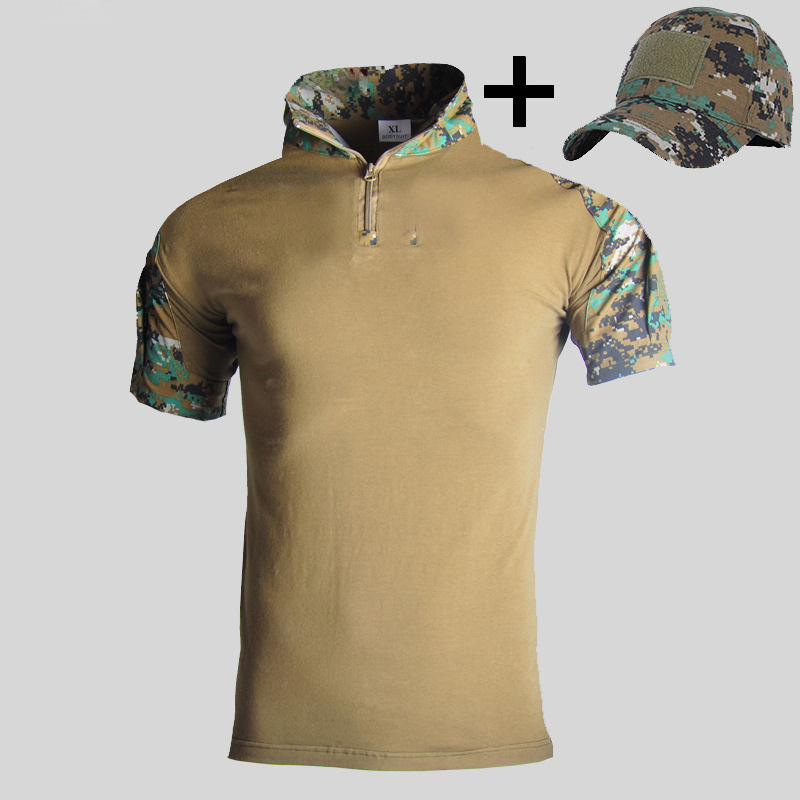 Тактическая рубашка с коротким рукавом + тактическая кепка - купить с ...