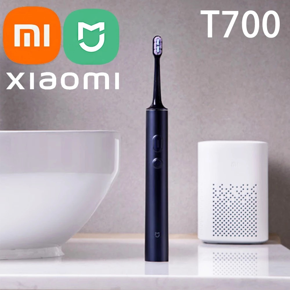 Электрическая звуковая зубная щетка Xiaomi T700, MES604, 39 600 кол/мин,  Влагозащита корпуса IPX7, 24 дня без подзарядки