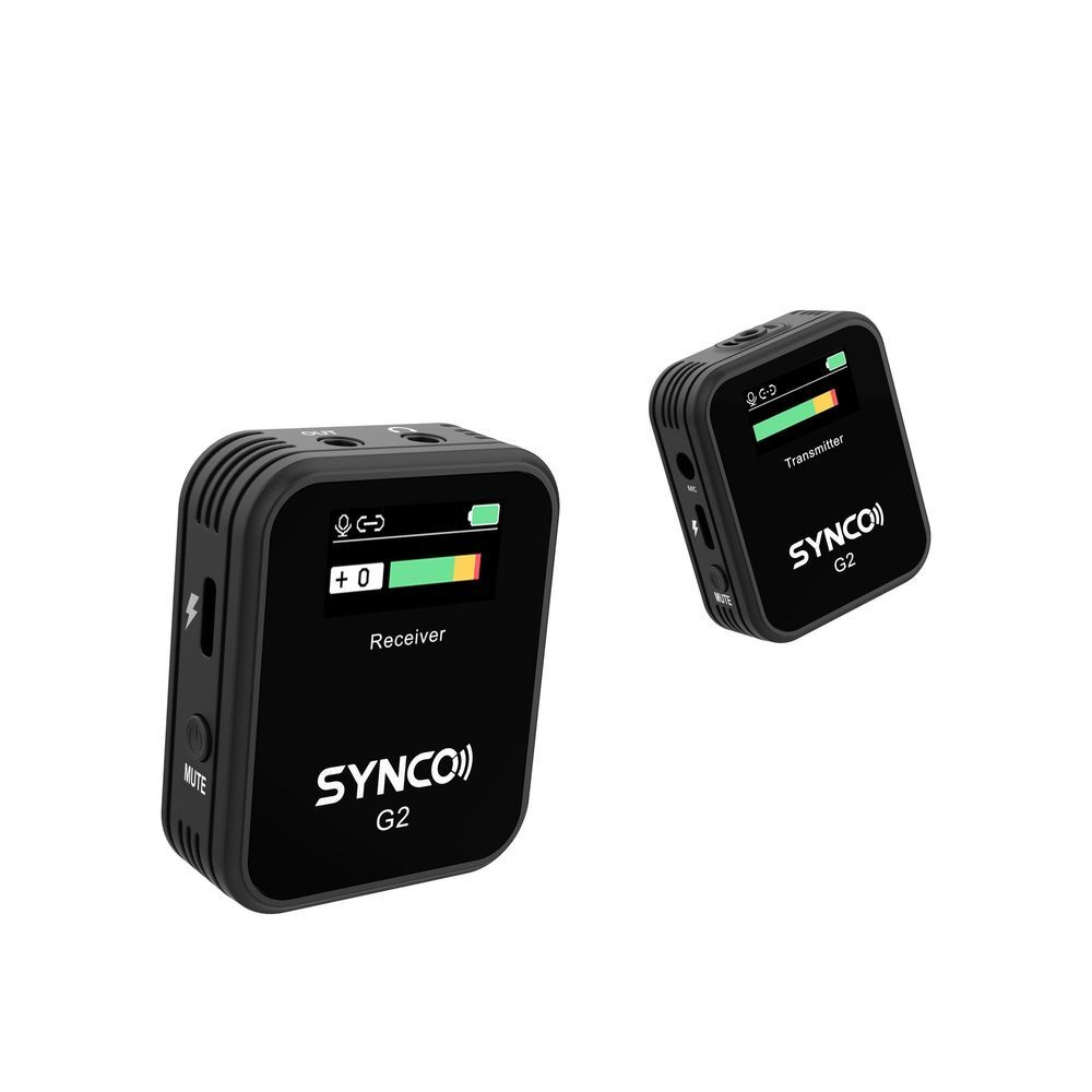 Микрофон беспроводной петличный SYNCO G2(A1), c дисплеем, для фотоаппарата, видеокамеры, ноутбука (1 #1