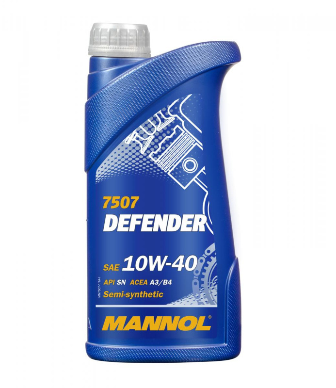 MANNOL DEFENDER 10W-40 Масло моторное, Полусинтетическое, 1 л #1