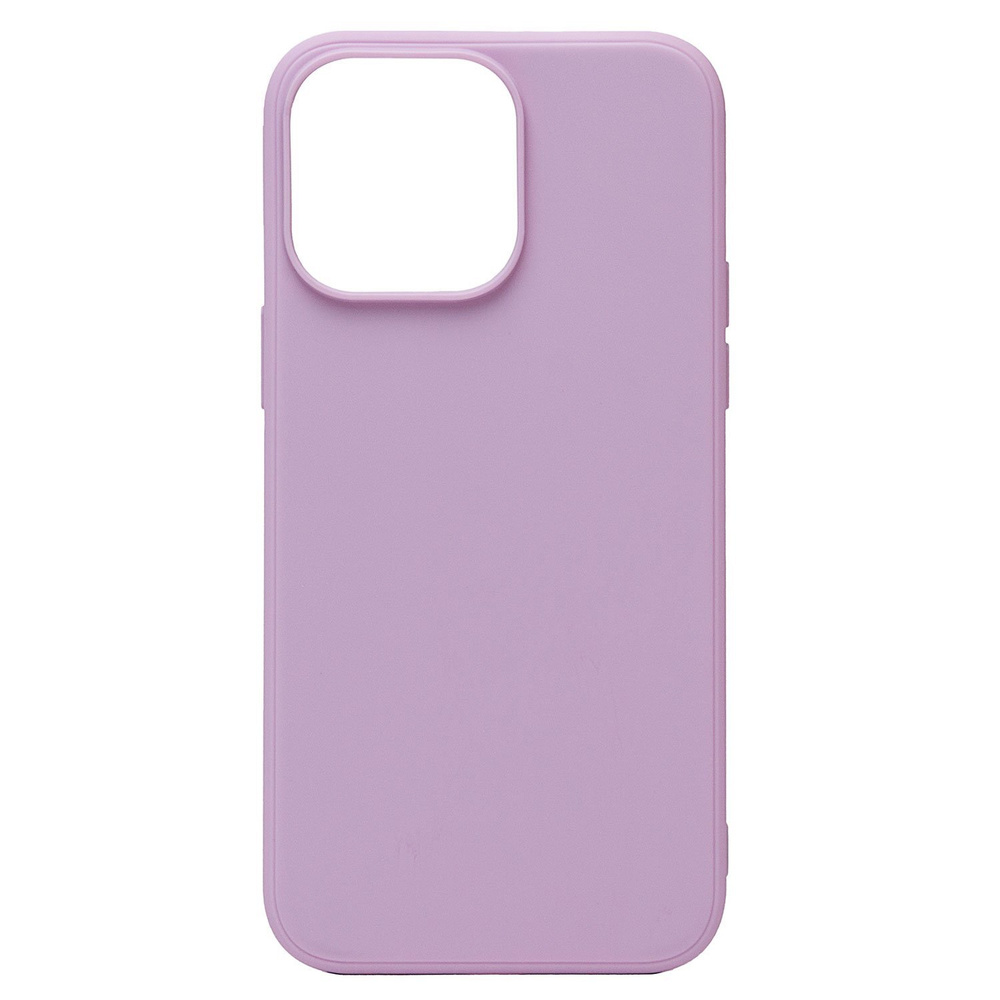 Чехол для iPhone 14 Pro силиконовый Soft Touch 2 <светло-фиолетовый> #1