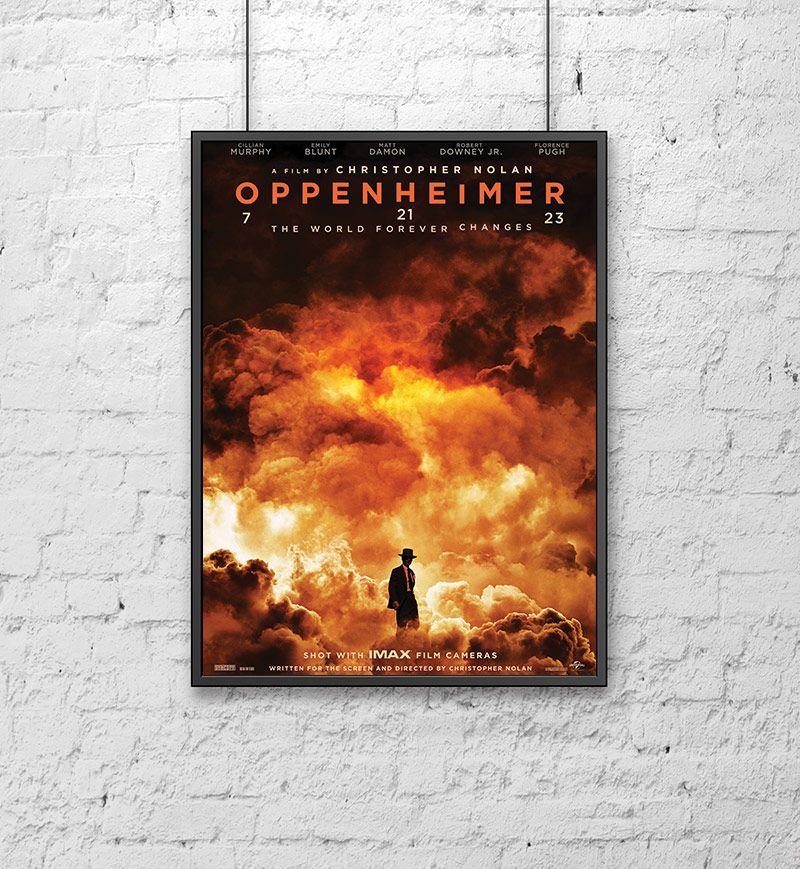 Постер для интерьера на стену (30х40 см). Кино Оппенгеймер (Oppenheimer) #1