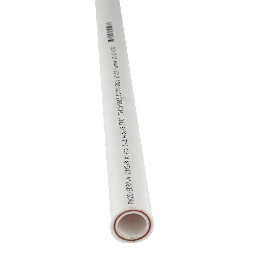 Труба полипропиленовая AQUALINK ПП PN20-20 x 2,8 арм. стекловолокном ...