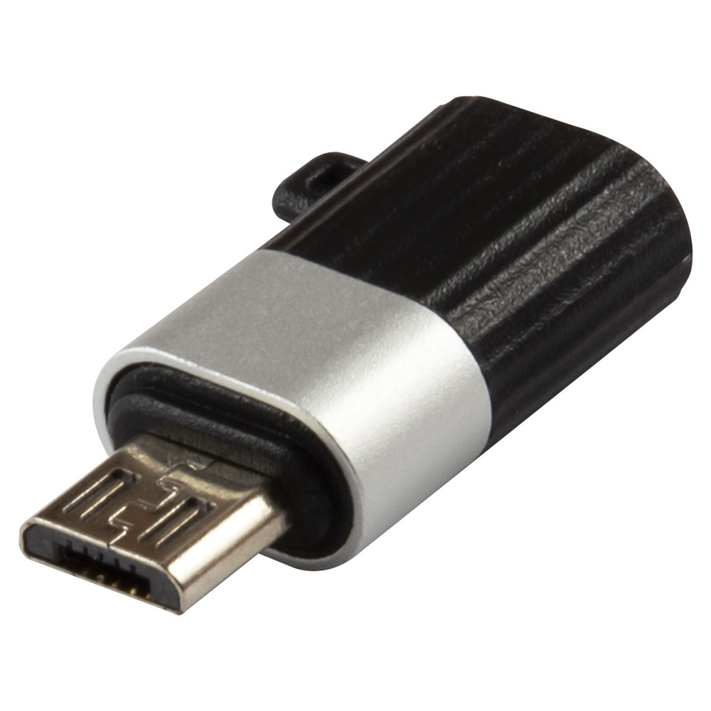 Адаптер переходник Type-C - MicroUSB до 3А/Адаптер питания/Переходник тайп  си - микро юсб/Кабель для зарядки черно-серебристый