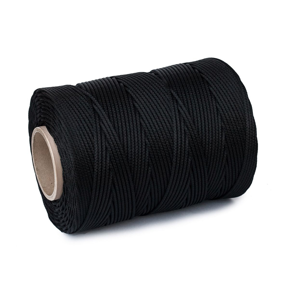 Шнур плетеный УНИВЕРСАЛ, 4,0 мм, 500 м, черный #1