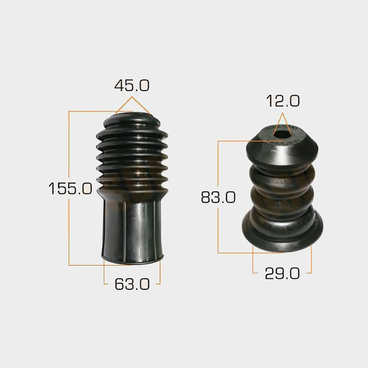 Пыльники стоек (амортизаторов) универсальные, отбойник D-12, H-84 ...