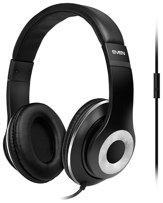 Наушники Накладные Sven AP-930M черный/серебристый - купить по ...