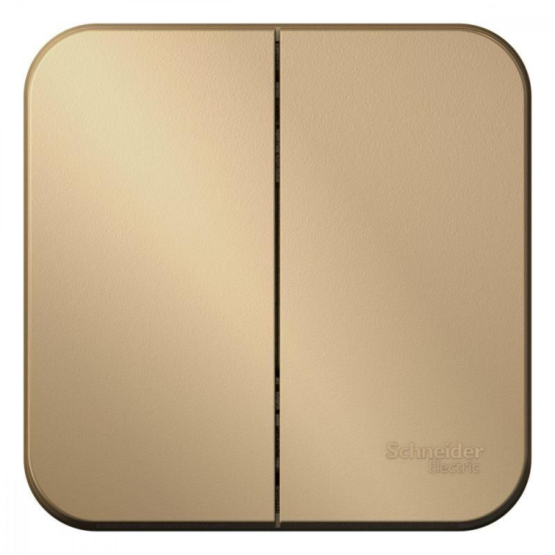 Выключатель 2-кл. ОП Blanca 10А IP20 (сх. 5) 250В с изолир. пластиной ...