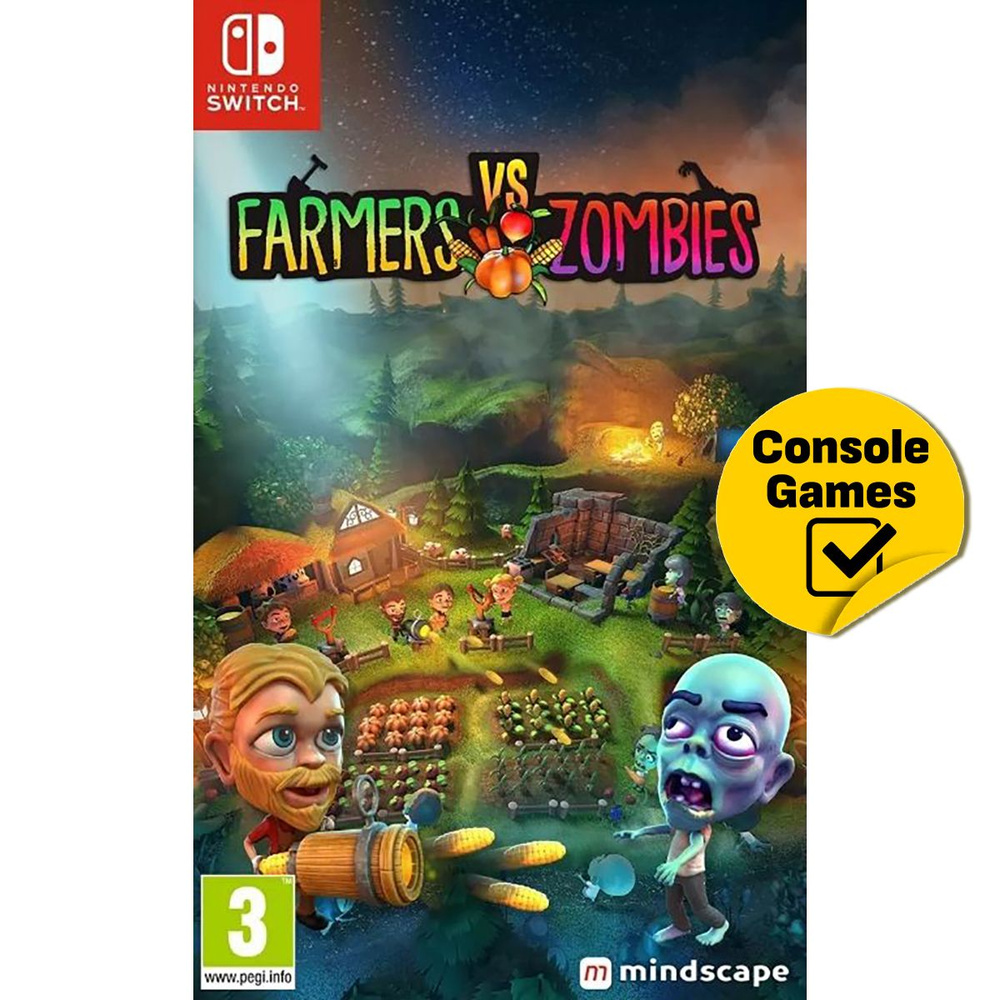 Игра Farmers vs Zombies (Nintendo Switch, Русские субтитры) купить по  низкой цене с доставкой в интернет-магазине OZON (1237683563)