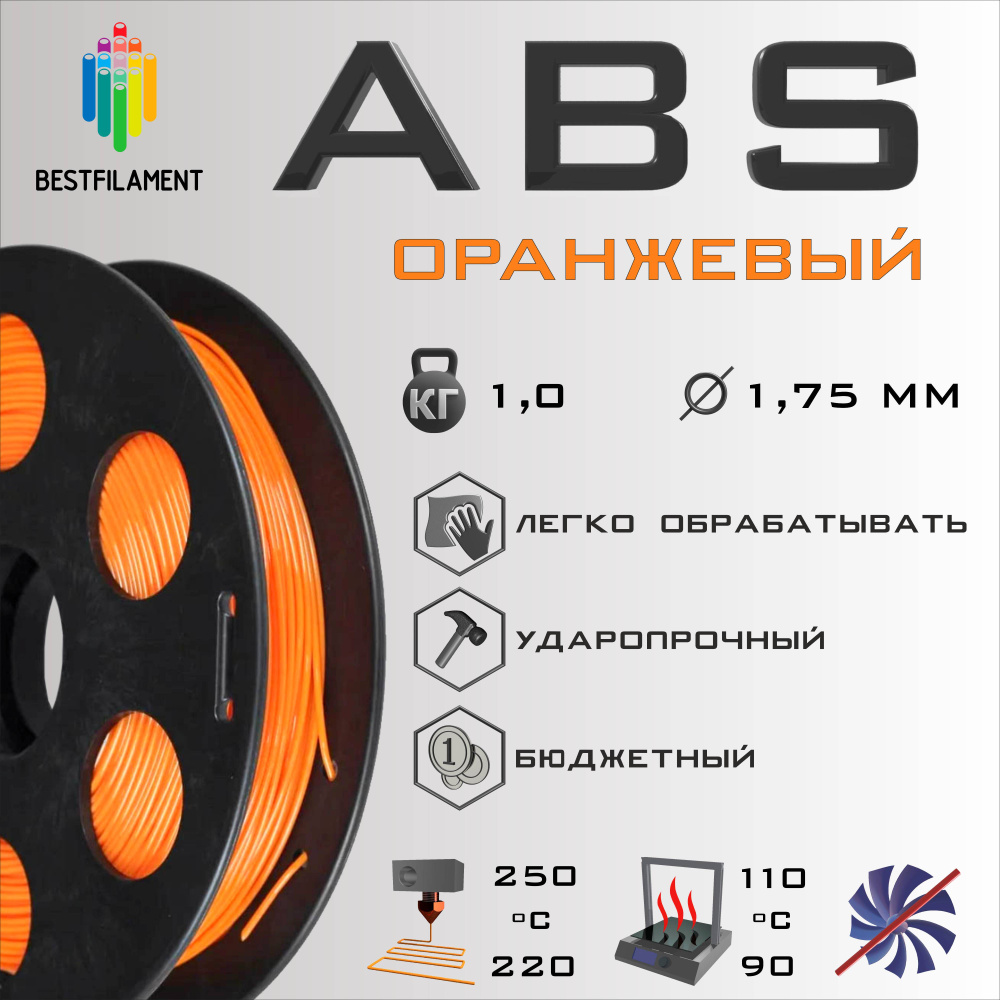 Вопросы и ответы о Молочный ABS 1 кг Bestfilament пластик для 3D-принтера  (1.75) – OZON