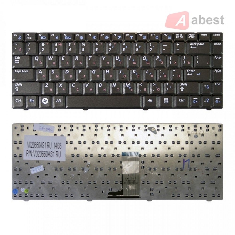 Клавиатура Samsung R517, R518, R519 (короткая) #1