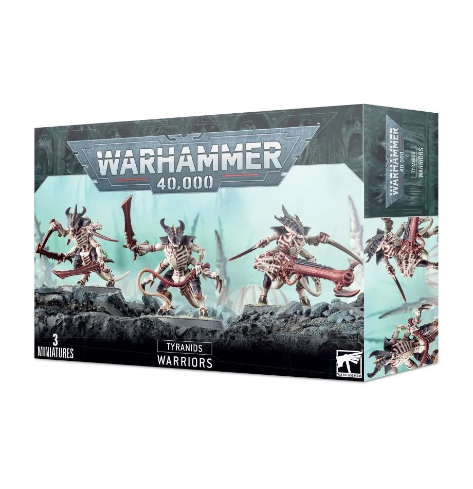 Набор миниатюр для настольной игры Warhammer 40000 - Tyranid Warriors