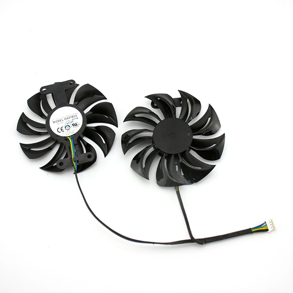 Двойные вентиляторы охлаждения Охладитель видеокарты для Dataland ...