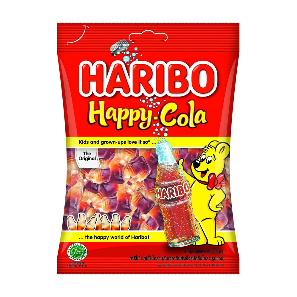 Мармелад жевательный HARIBO Happy cola 80г #1