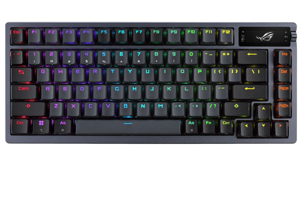 ASUS Игровая клавиатура проводная ROG Azoth RGB, Английская раскладка, черный #1