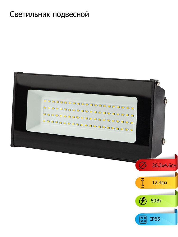 Настенно-потолочный светильник Светодиодная панель, LED, 50 Вт  #1