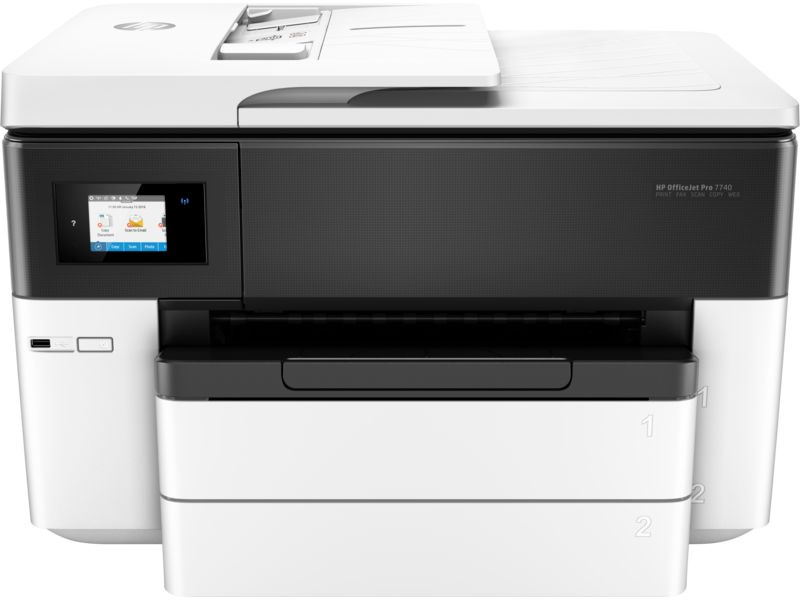 HP МФУ Струйное OfficeJet Pro 7740, белый, черный #1