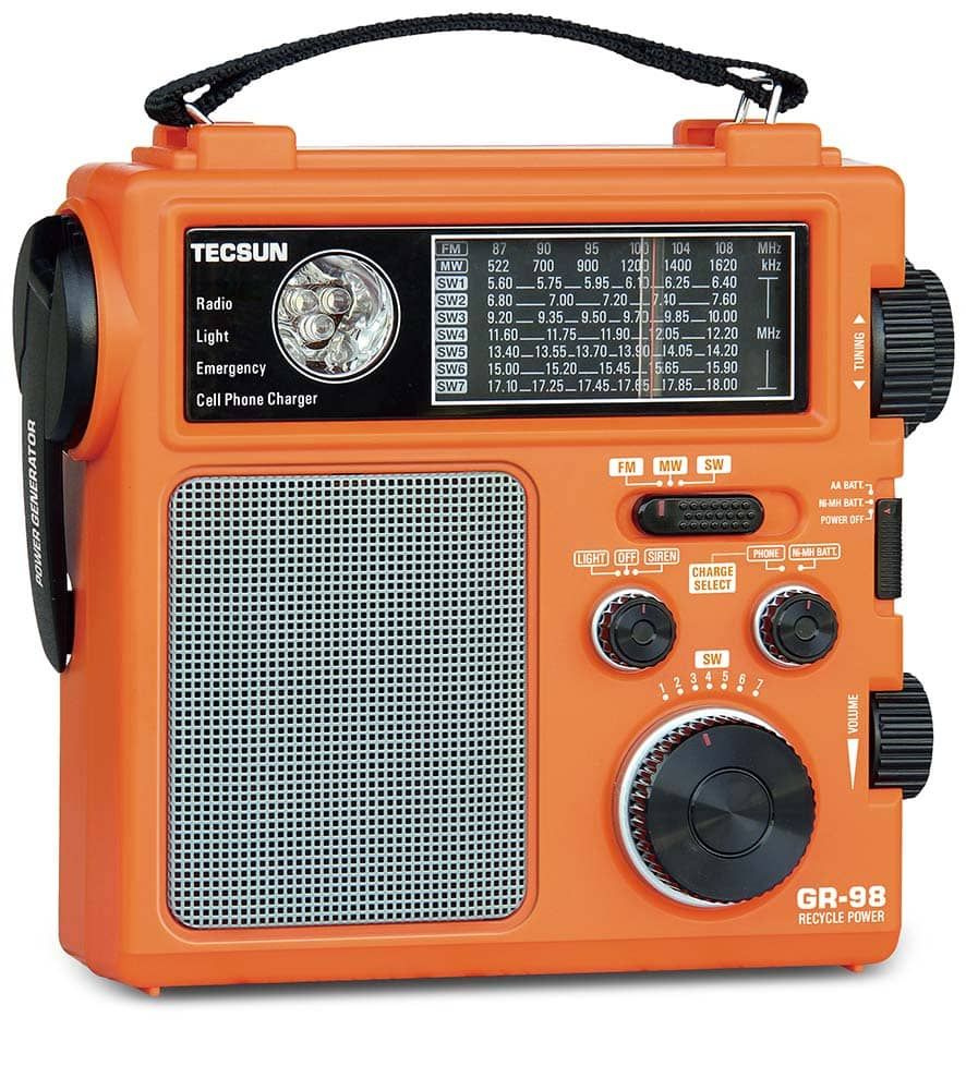цифровой радиоприемник для экстремальных условий Tecsun GR-98 (export version) orange  #1