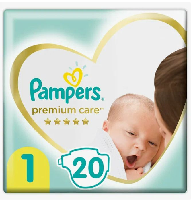 Pampers Подгузники, Premium, 2-5 кг, 20 шт #1