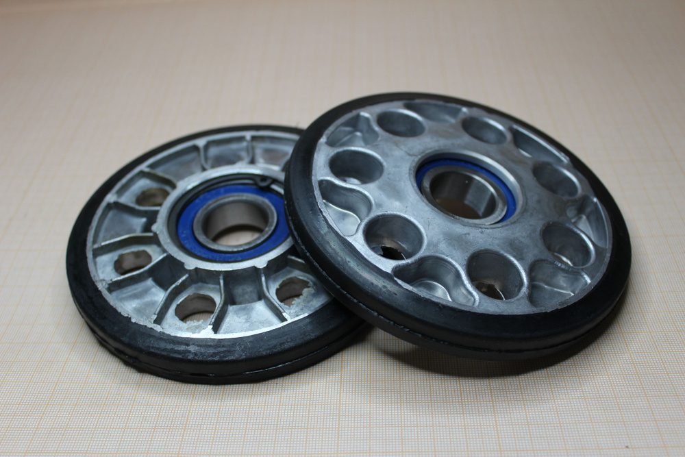 Каток снегохода Тайга/BRP 135мм малый алюминий в сборе2 шт комплект ...