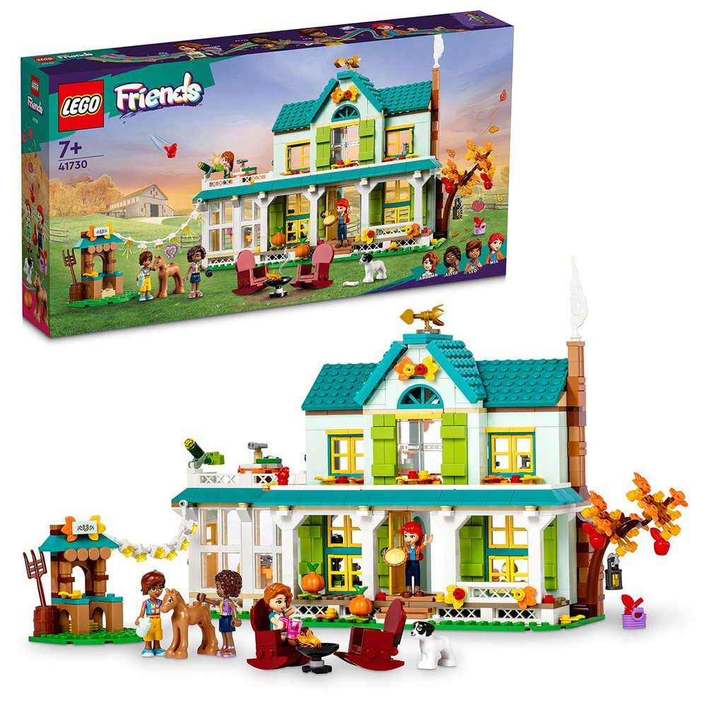 Конструктор LEGO Friends 41730 Осенний дом - купить с доставкой по выгодным  ценам в интернет-магазине OZON (849377838)