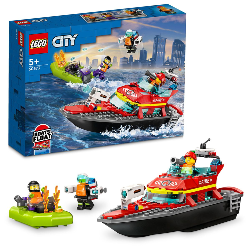 Lego fire boat on sale