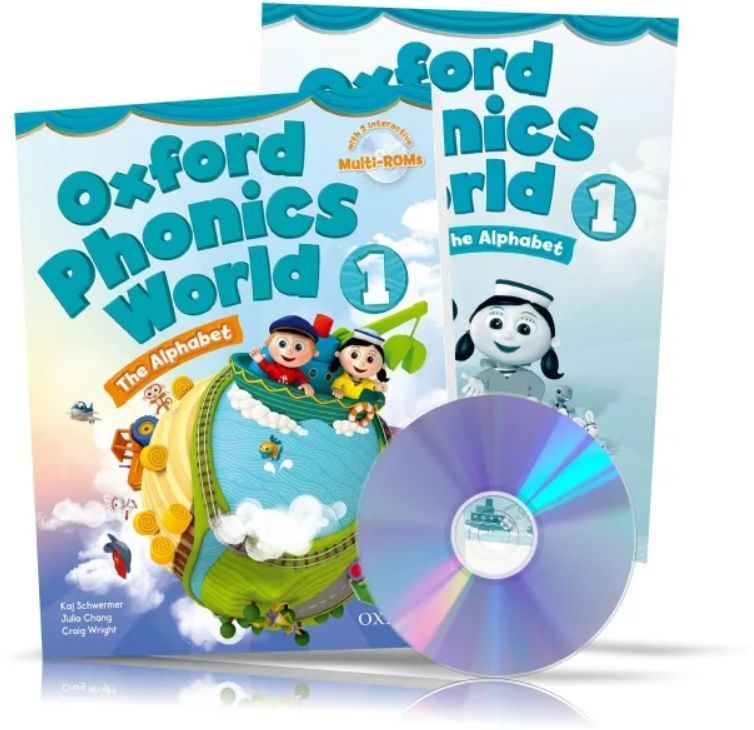 Oxford Phonics World 1 The Alphabet, CD, КОМПЛЕКТ(учебник, рабочая