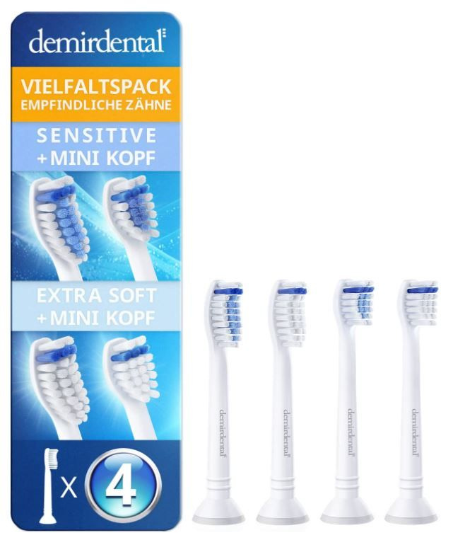 Насадки для электрической зубной щетки Sonicare Phillips, разной жесткости, с колпачками #1