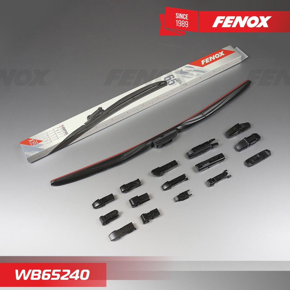 Щетка стеклоочистителя, гибридная, крепление: 15 в 1, 650 мм (26'') - FENOX арт. WB65240  #1