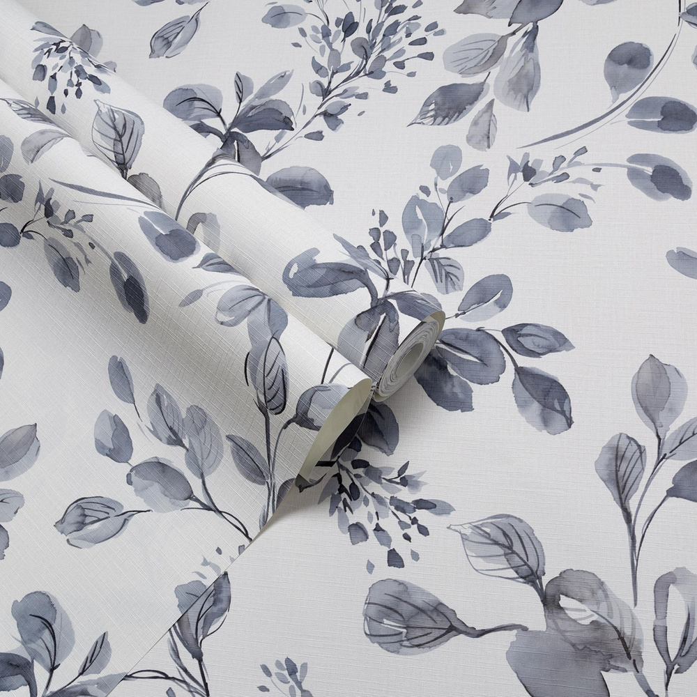 Обои виниловые 1,06 Simple Akvarel SP72033 акварель растения, раппорт ...