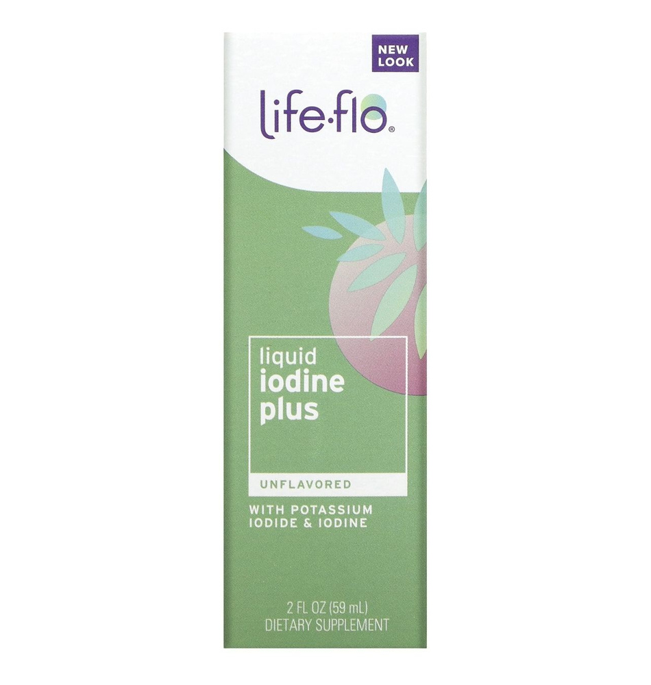 Жидкий йод плюс Лайф Фло, Iodine plus Life-Flo, 59 мл