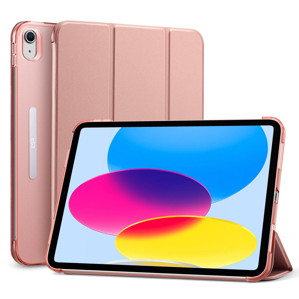 Чехол книжка ESR Ascend Trifold Case для iPad 10th Generation 2022 - Rose Gold, розовое золото  #1