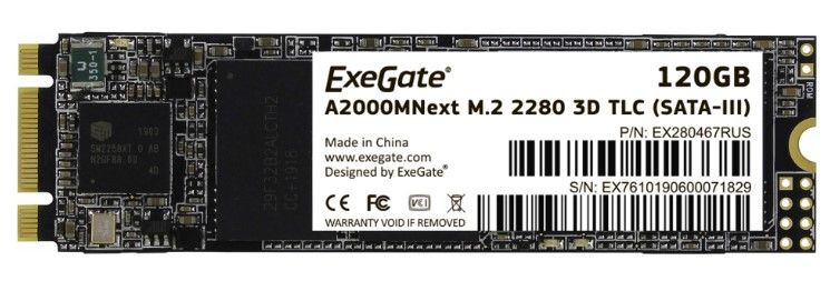 ExeGate 120 ГБ Внутренний SSD-диск x EX280467RUS (EX280467RUS) #1