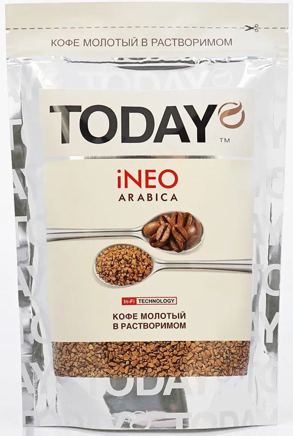 Кофе молотый в растворимом Today iNeo Arabica, 150 г - купить с ...