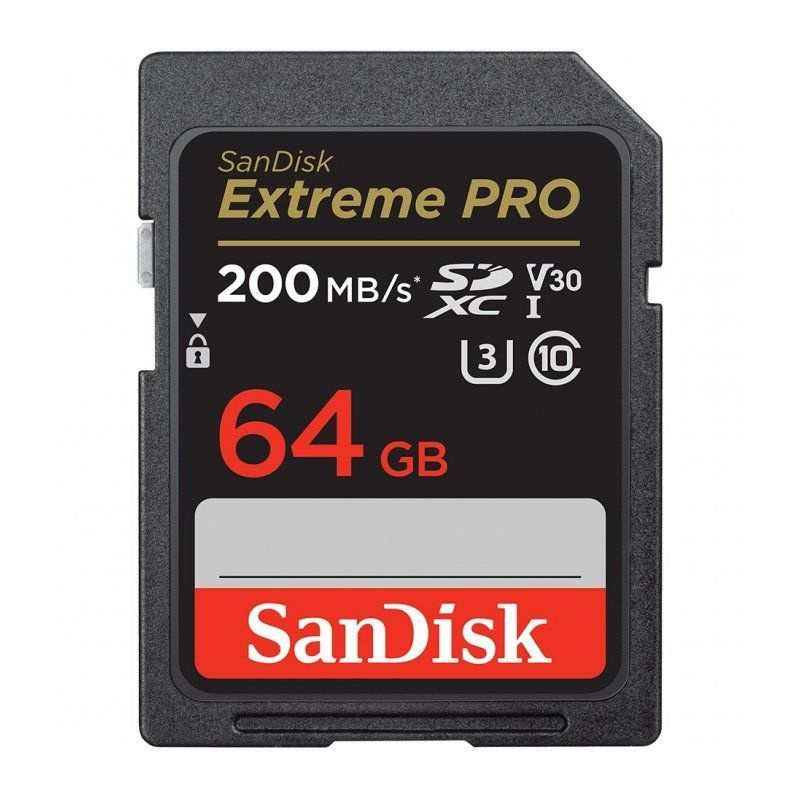 Карта памяти SanDisk Extreme PRO SDHC и SDXC UHS-I (SDSDXXU-064G-GN4IN) #1