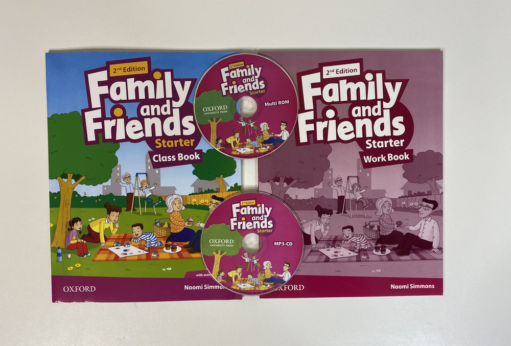 Family And Friends Starter , Class Book, Workbook + CD ( Учебник.