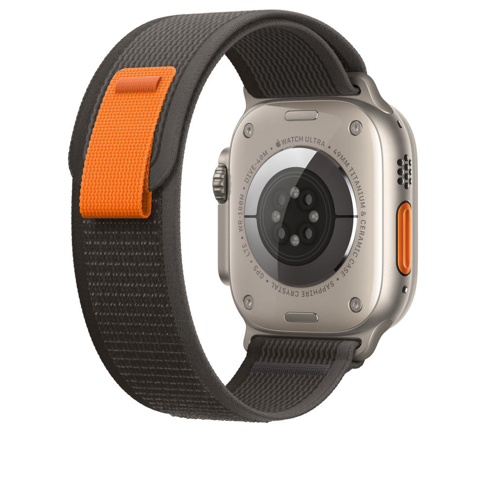 Ремешок для Apple Watch 42mm, 44mm, 45mm, 49mm, фитнес браслет для умных  смарт-часов Apple Watch Ultra, Trail Loop,черный серый — купить в  интернет-магазине OZON с быстрой доставкой