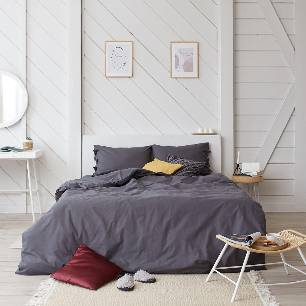 Комплект постельного белья Этель Серая гавань , наволочки 50x70 - купить по  выгодной цене в интернет-магазине OZON (264728971)