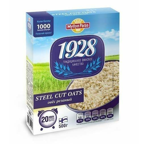 Овес Myllyn Paras Steel Cut Oats резаный 500 г #1