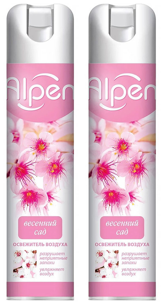 Alpen Освежитель воздуха Весенний сад, 300 мл, 2 штуки #1