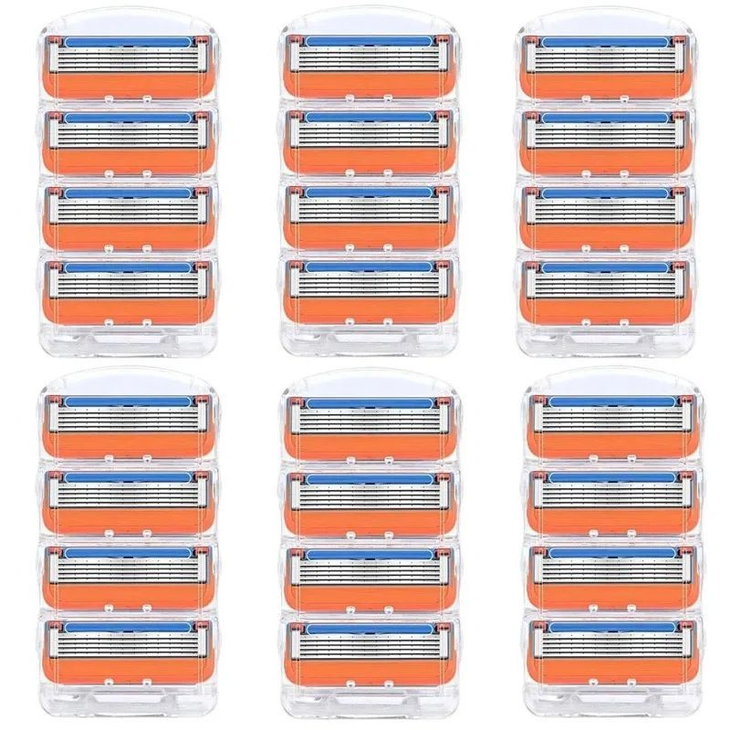 Сменные кассеты лезвия для бритв совместимые с Fusion 24 штук - купить ...