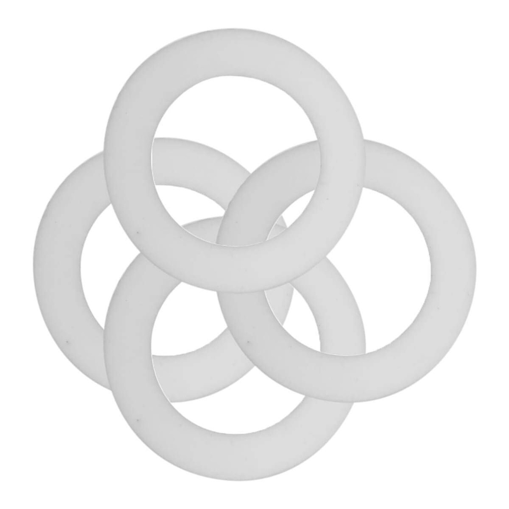 Прокладка фторопластовая 1 1/4" 4 шт. купить на OZON по низкой цене ...