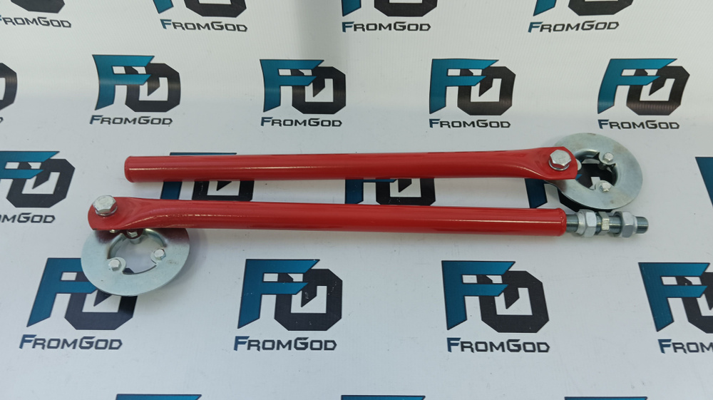 Растяжка задних стоек для ВАЗ 2110-2112, Регулируемая,лепестки "Красная ...