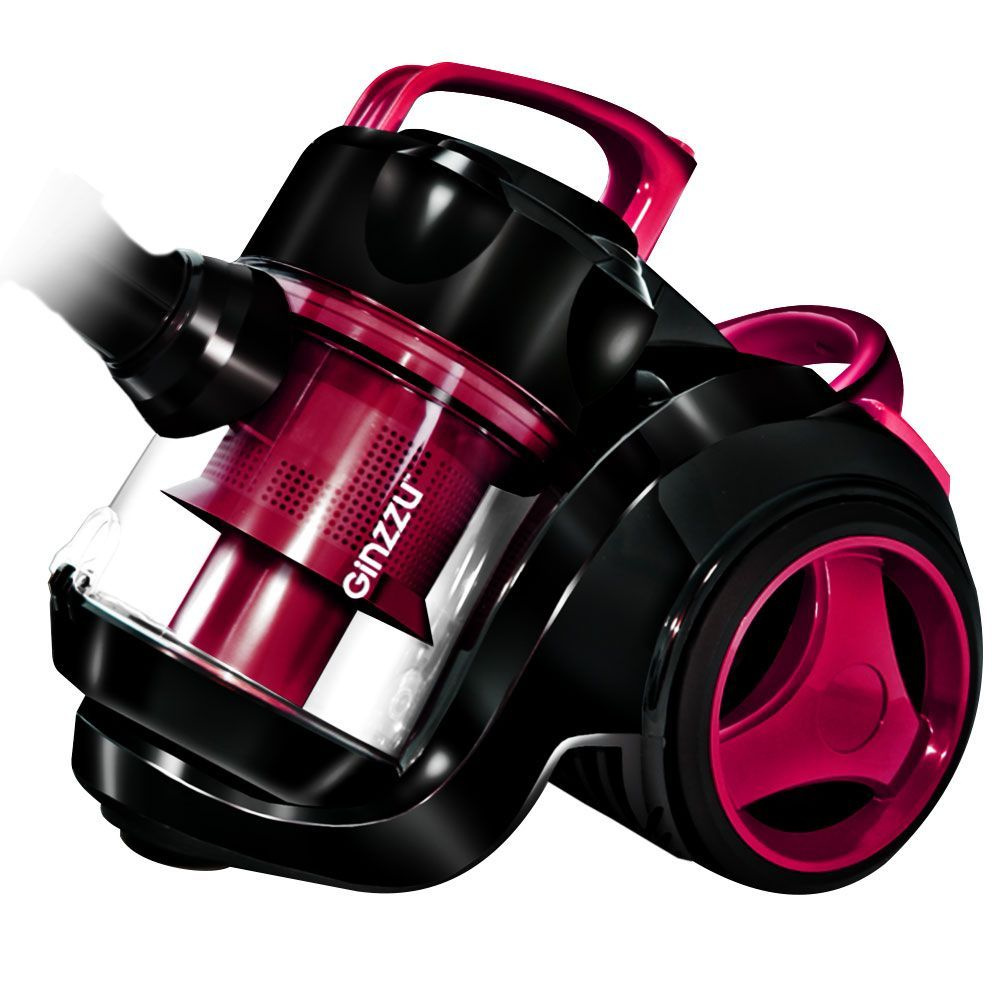 Бытовой пылесос Ginzzu VS420, черный, красный - купить по низким ценам ...