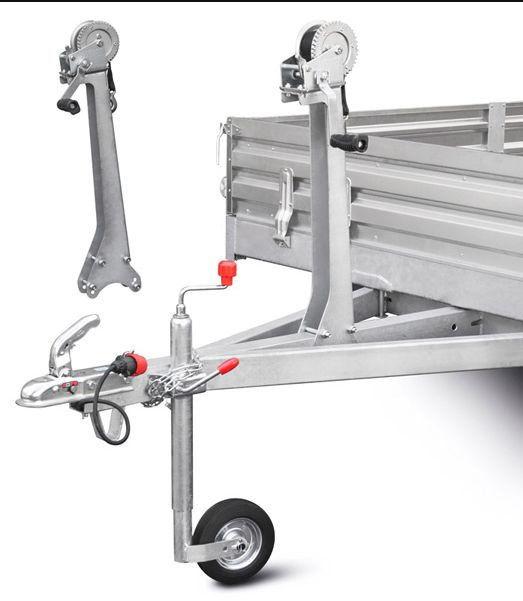 Лебёдка для прицепа ручная с кронштейном для прицепов МЗСА купить по ...