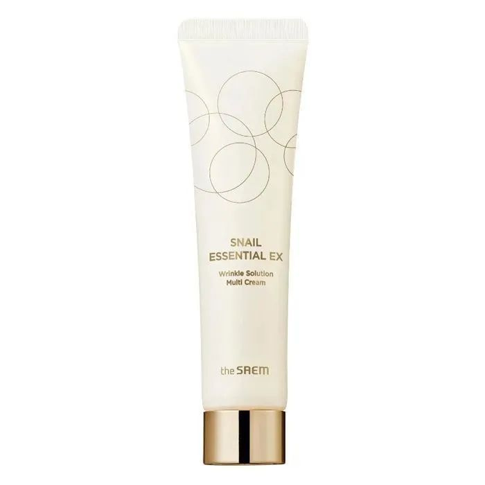 The Saem Snail Essential EX Wrinkle Solution Multi Cream Антивозрастной крем с улиткой 60 мл  #1